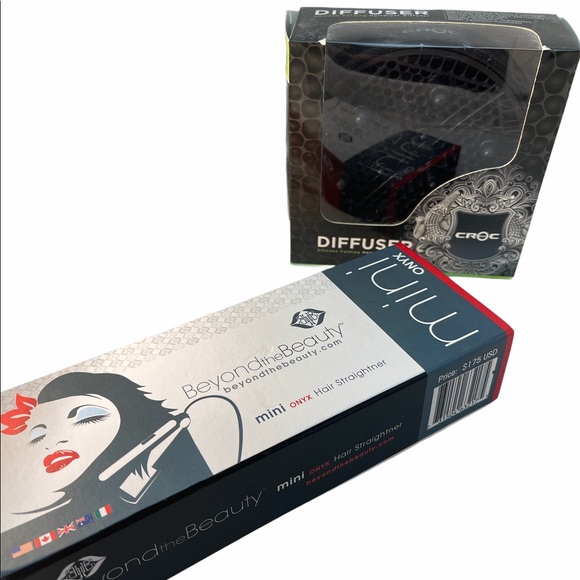 NEW Mini Hair straightener & Diffuser - Picture 1 of 3